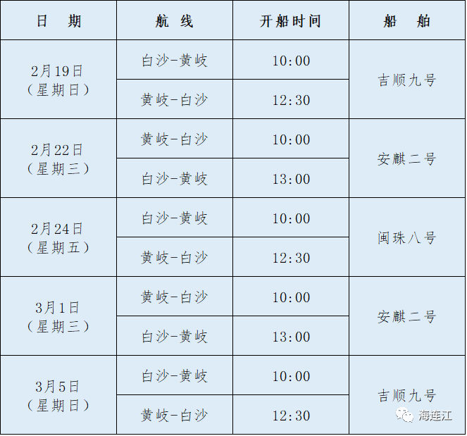 就在明天！这条“小三通”客运航线复航