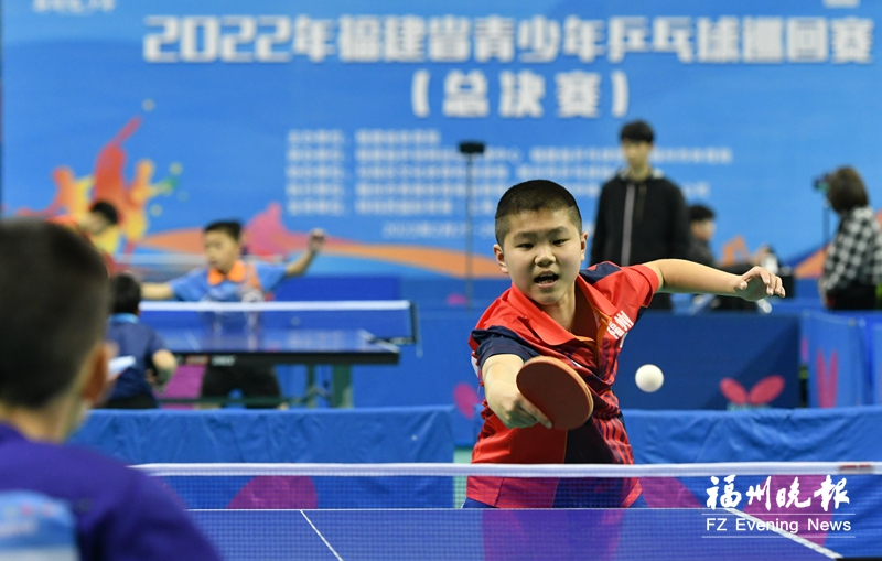 省青少年乒乓球巡回赛总决赛落幕