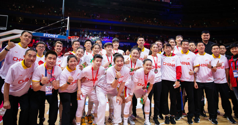中国女篮继续保持世界第二排名