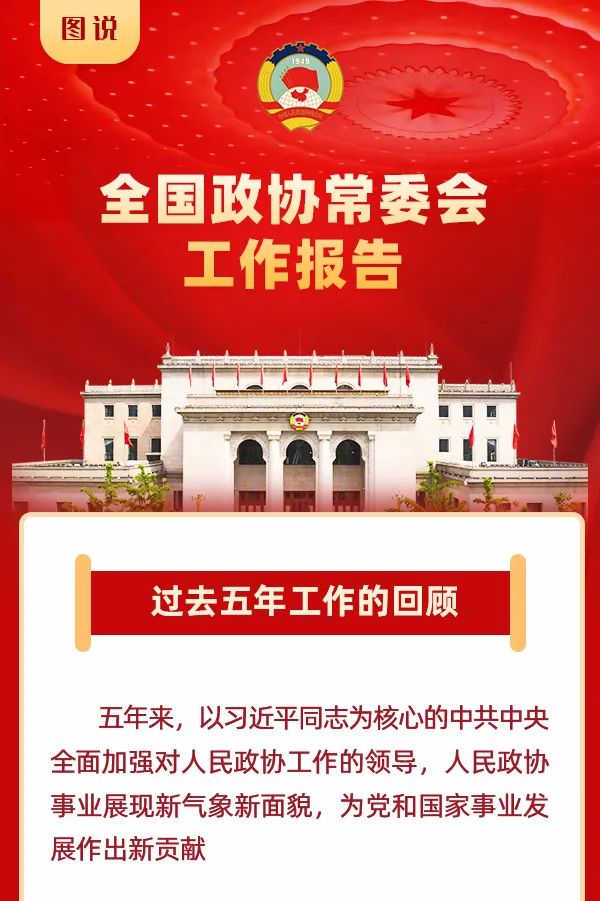 一图读懂丨全国政协常委会工作报告