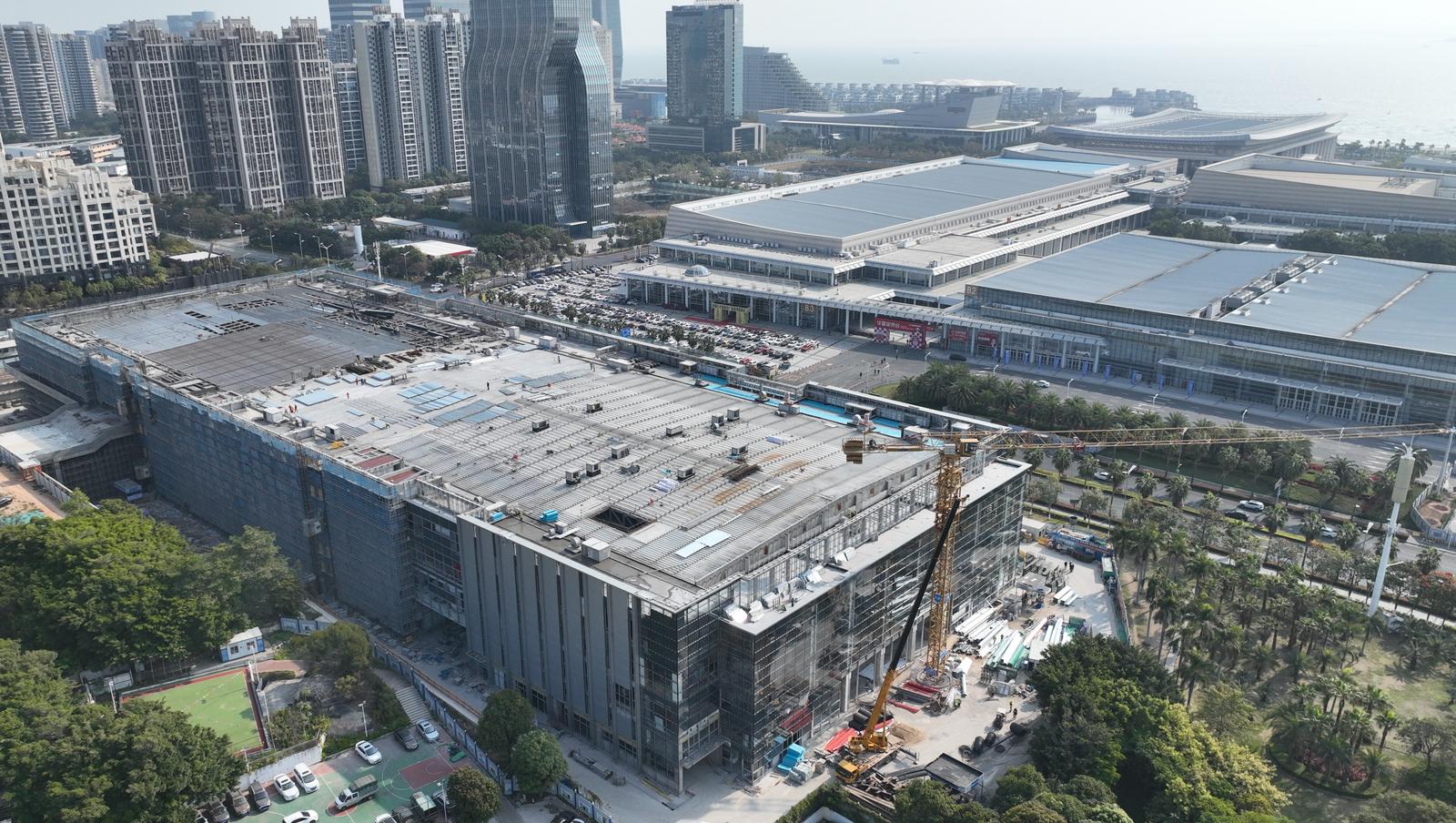 厦门国际会展中心五期力争上半年竣工验收