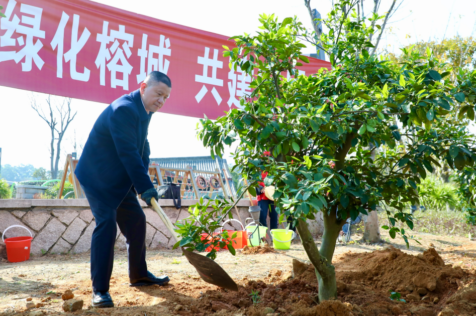 不负春光添新绿 仓山区开展义务植树活动