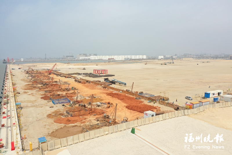 江阴港区8#9#泊位建设有新进展 水工主体部分已完工