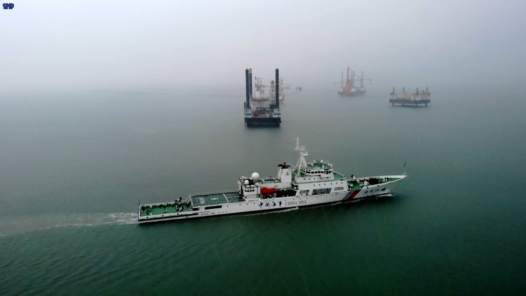 未来两天，“海巡06”将持续在台湾海峡中北部巡航巡查