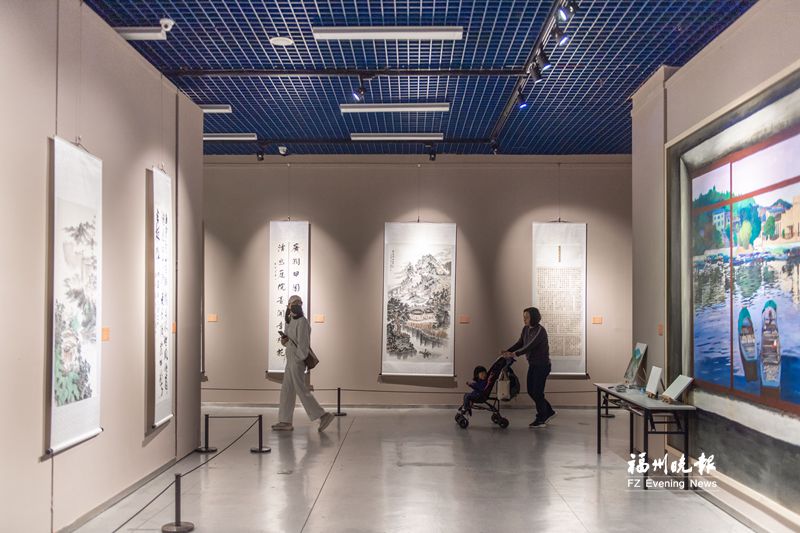 福建省美术馆有农民书画展 展期至4月17日