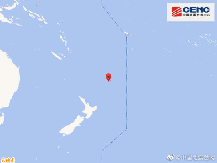 新西兰克马德克群岛发生7.2级地震