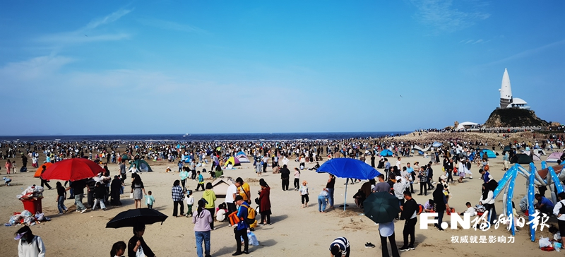 下沙焕新迎客首日人气爆棚 8.5万人次畅游美丽海滩