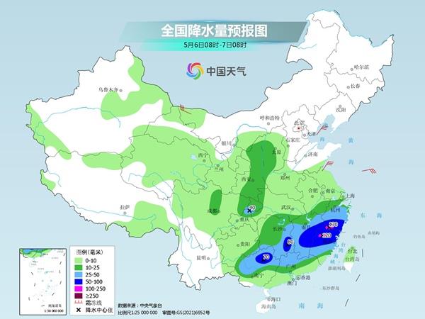 今明两天强降水盘踞长江以南地区 东北华北等地陆续降温
