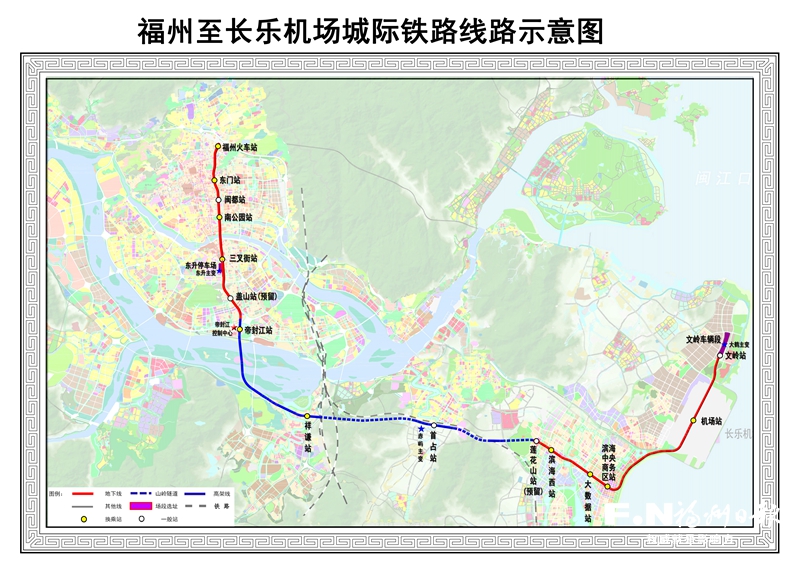 “福州最快城轨”开始铺轨 设计时速可达140公里