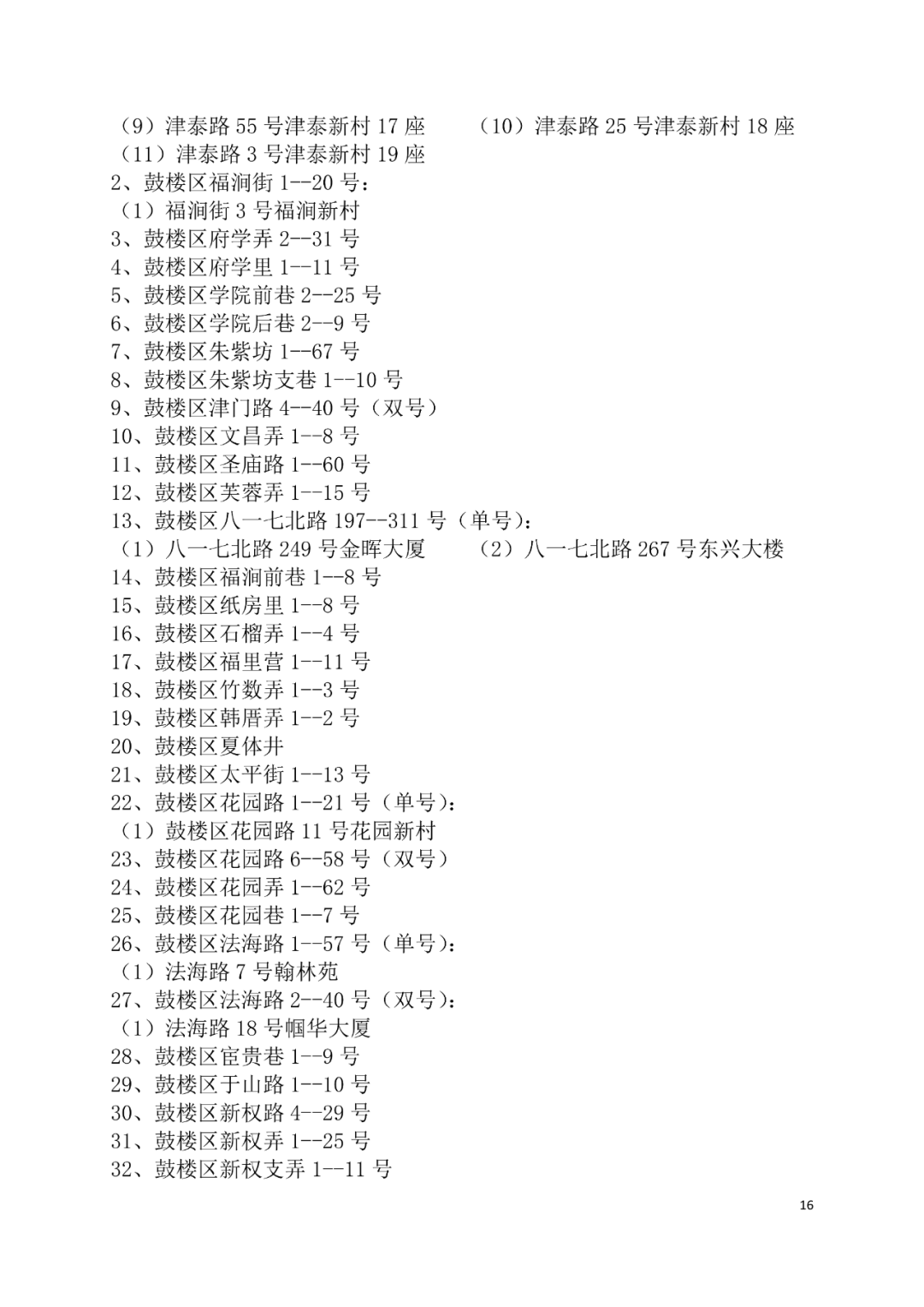 最新！鼓楼区属小学划片出炉！