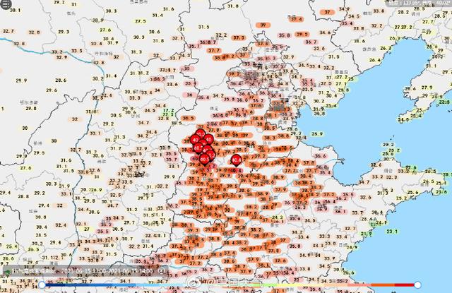 河北多地气温突破40℃ 全国气温榜前十都在河北