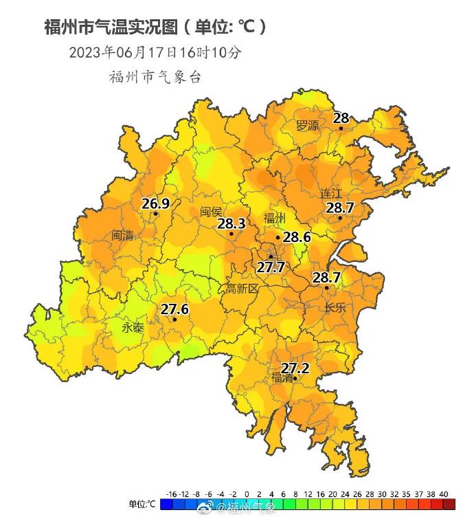 福州将重返35℃！还有雨雨雨雨雨雨……