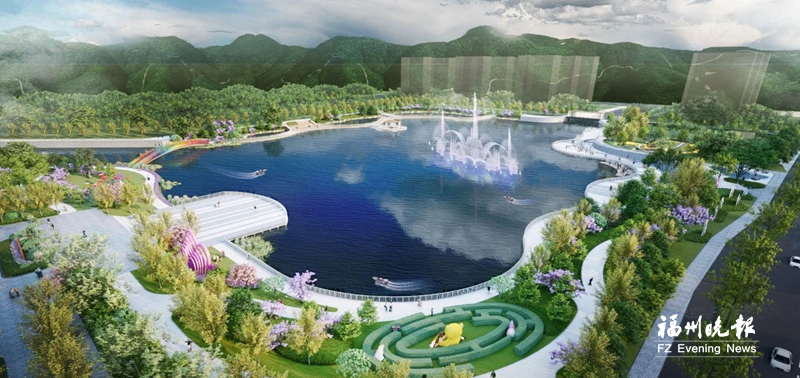 福清首个爱情主题公园下月动建 名为“苍霞湖公园”