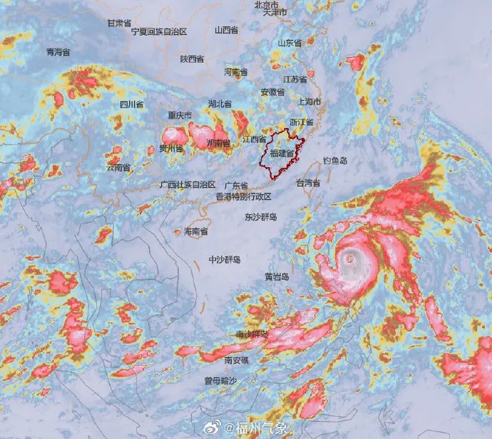 福州两地已预警！台风“杜苏芮”今夜起将带来明显风雨影响