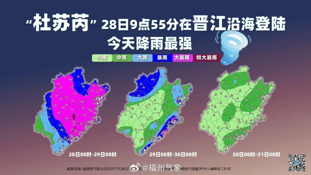 福州发布多个红色橙色预警！这些地方可能有暴雨大暴雨！