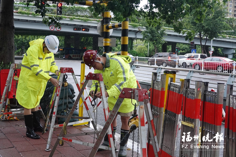 应对“杜苏芮”他们拧紧“防水阀”