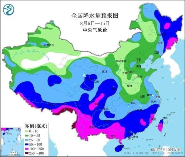 未来10天，雨水将下在哪里？