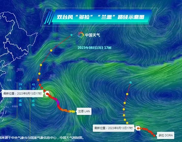 “双台共舞”对福州无影响 午后多雷雨天气