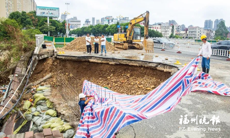 福清古屯桥正加紧修复 预计两三周内可恢复全段通行