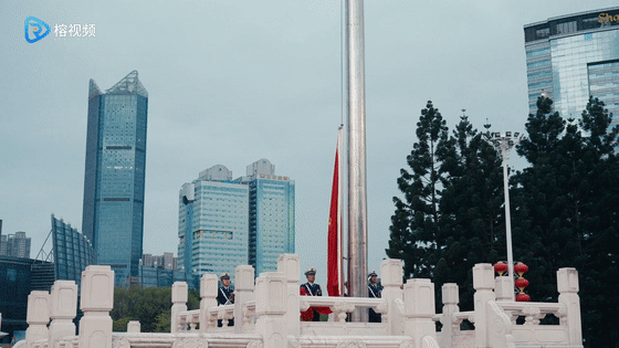定了！五一广场国庆升国旗仪式10月1日5:55举行