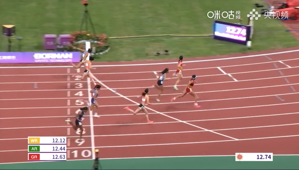 林雨薇夺得杭州亚运会女子100米栏金牌