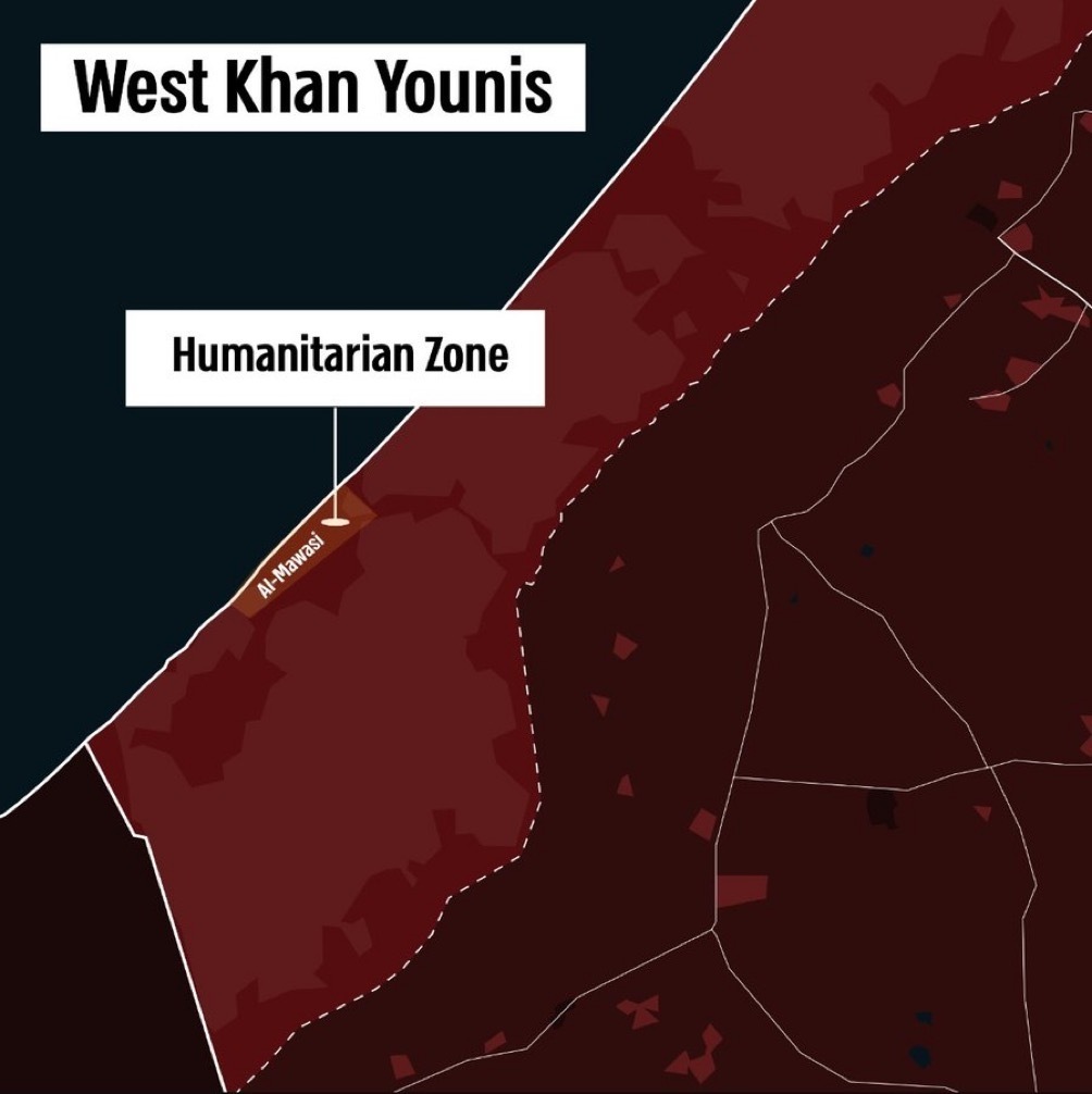 以色列国防军宣布在加沙地带西南部设立人道主义区