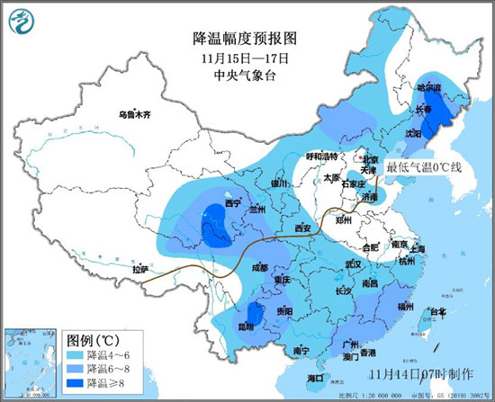 新一轮冷空气来袭多地气温起伏 东北部分地区将现较强降雪