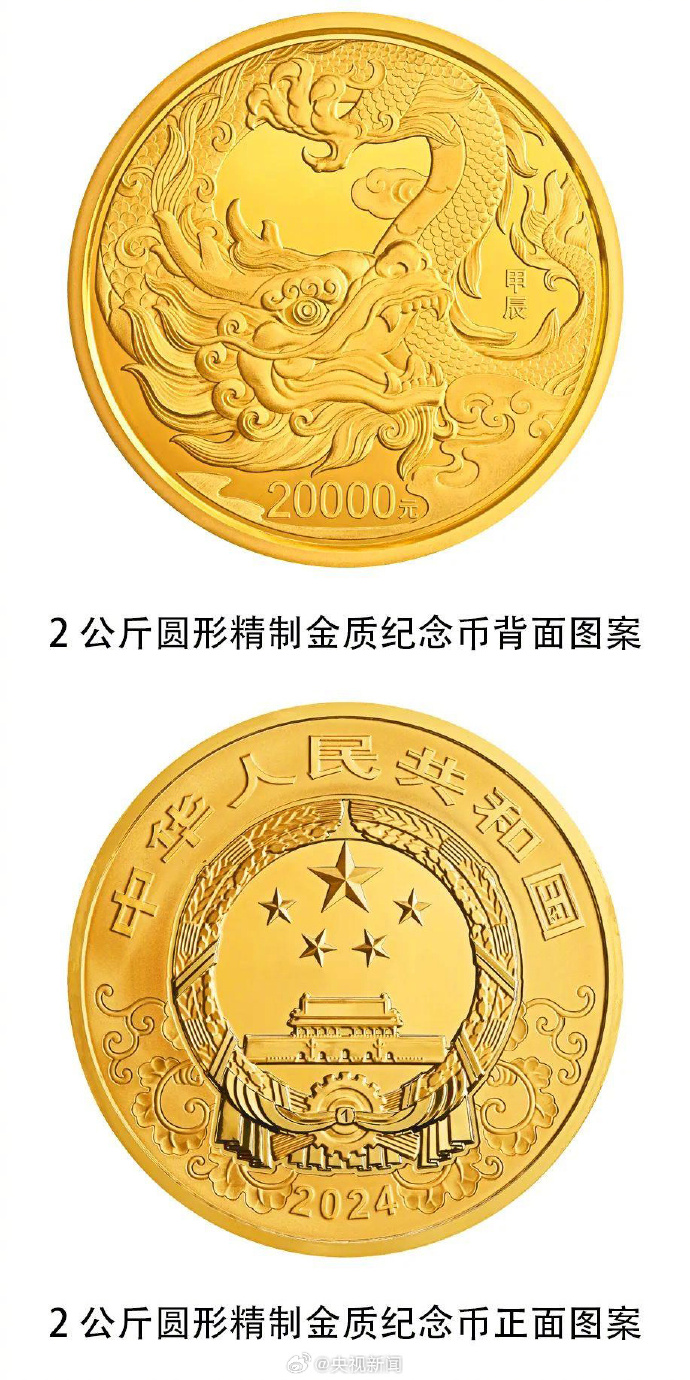 2024龙年纪念币将发行