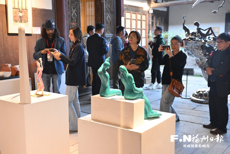 “丝路溯源”福文化与海丝之路国际艺术展开幕
