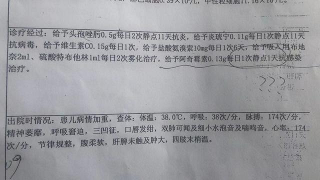 阑尾炎病历单清晰图片图片