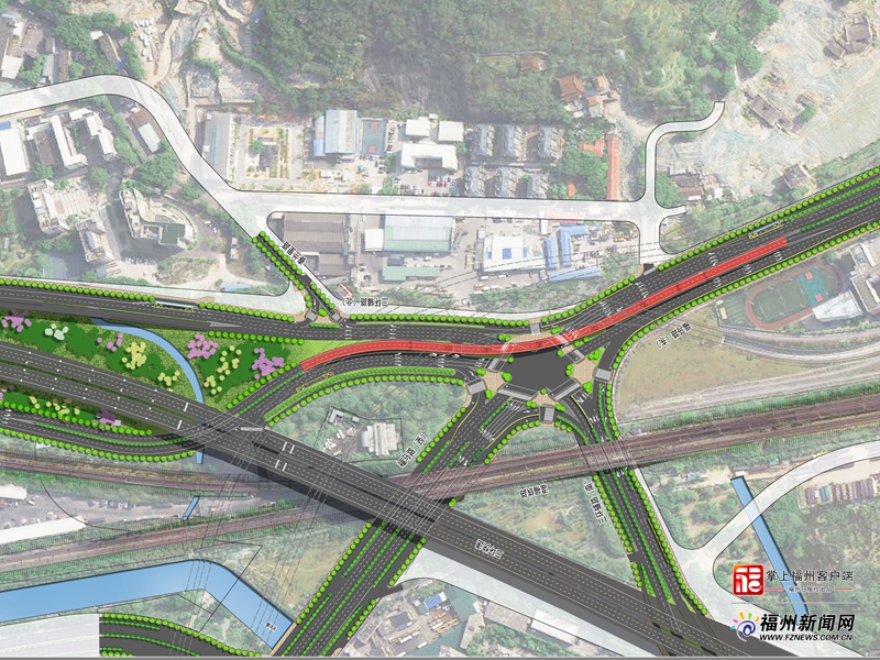 福州三环将新建一匝道 预计明年7月前完工