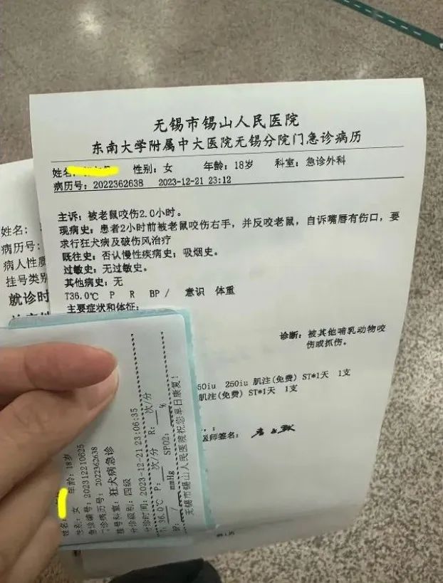 18岁女子被老鼠咬后反咬一口？医生：当时我也蒙了