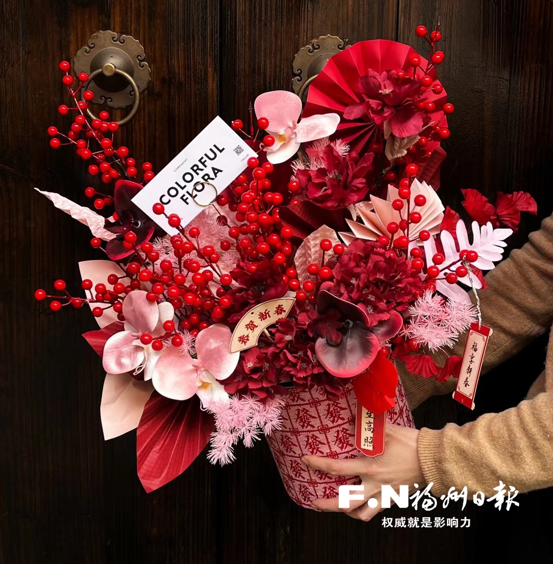 ?福州年宵花市场花样多 出现“马卡龙”色系蝴蝶兰