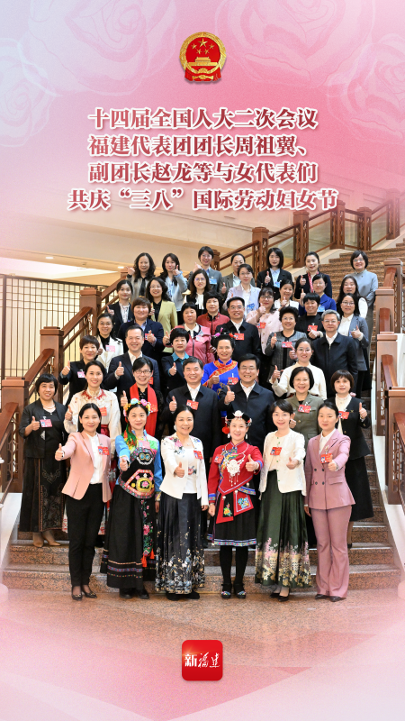 福建代表团庆祝“三八”国际劳动妇女节