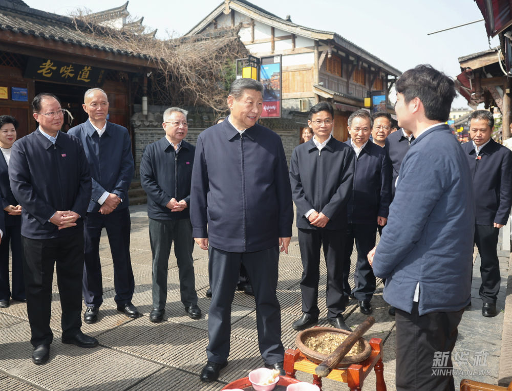 图集｜习近平在湖南常德市考察调研