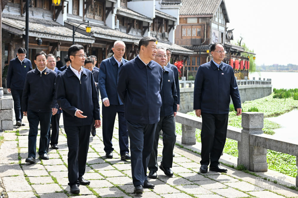 图集｜习近平在湖南常德市考察调研