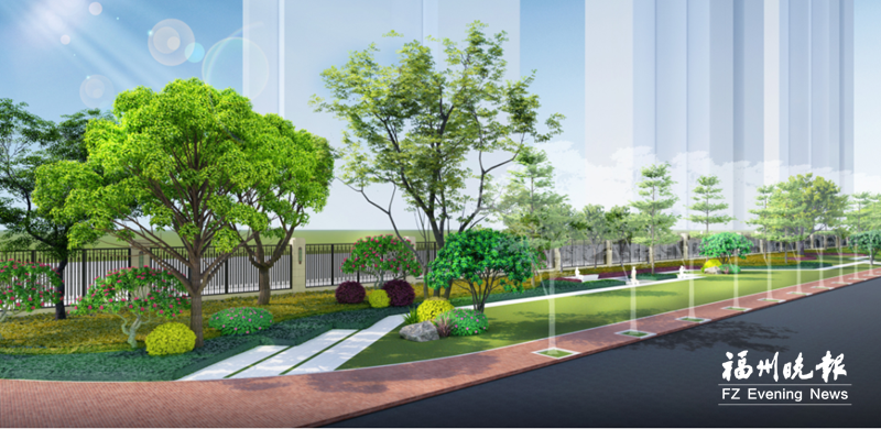福州高新区将建6000平方米公园 预计6月竣工