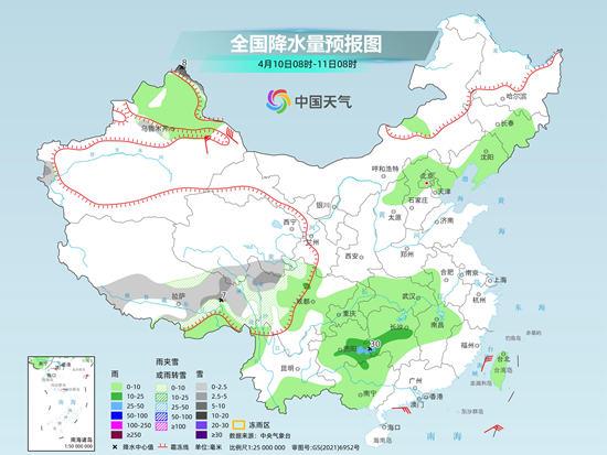 今日福建部分地区有小到中雨 南方明起重启升温模式