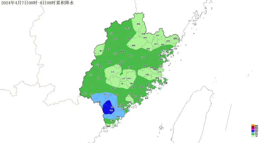 福建今起雨势减弱 气温逐步回升