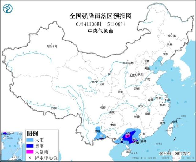 广西广东等地仍有较强降雨 局地有雷暴大风等强对流天气