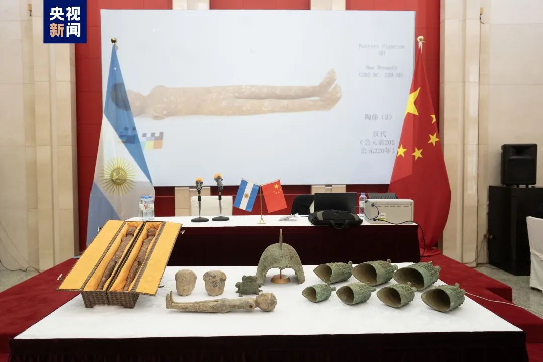 欢迎回家！阿根廷向中国返还14件非法出境文物