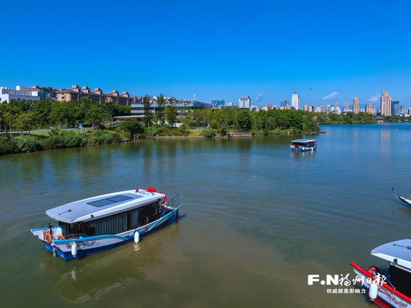 晋安湖环湖航线与凤坂河航线开通 龙舟巡回赛第五站同期举办