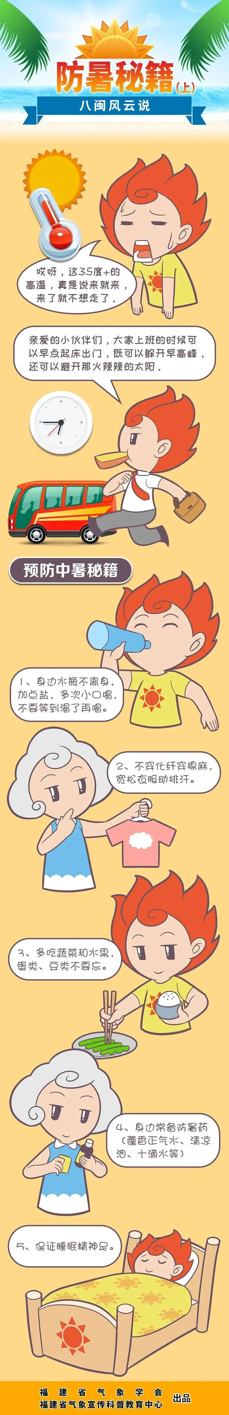 热热热！福建高温天气持续在线，注意防暑降温