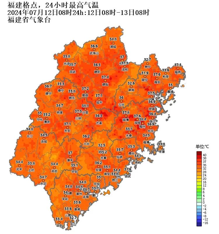 局部40℃+！福建周末酷热再升级