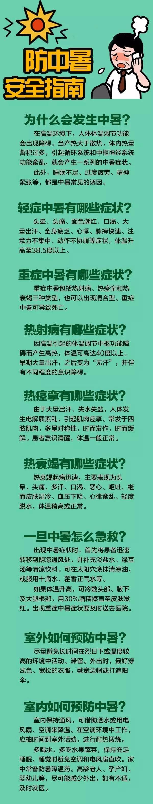 谨防中暑！罗源请专家来支招