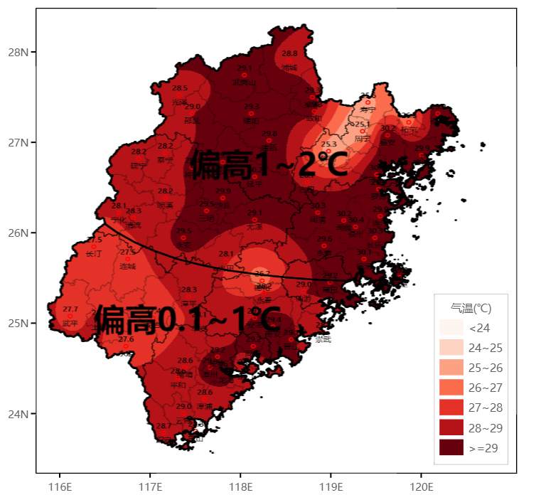 福建7月气温显著偏高降水分布不均 8月需关注持续性高温