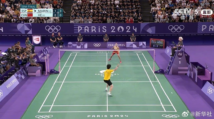 何冰娇晋级巴黎奥运会羽毛球女单决赛