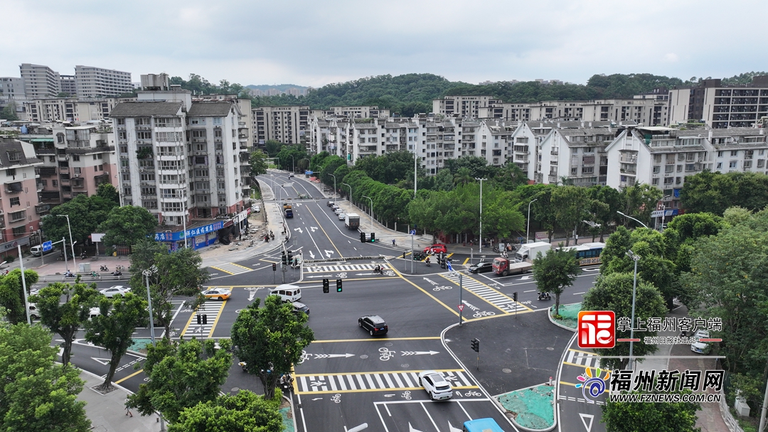 仓山区上渡街道添新路 有“专属”非机动车道