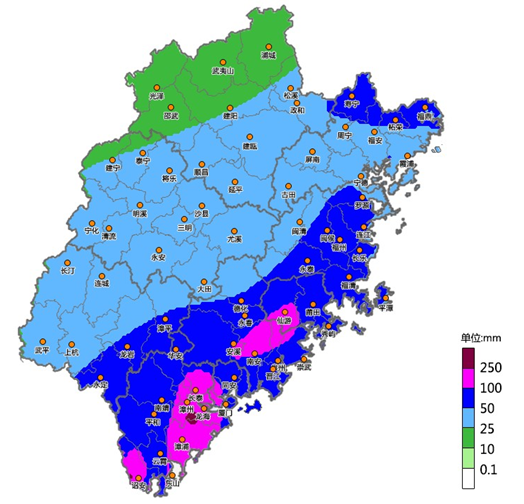 福建暴雨预警提升至Ⅱ级 23日沿海地区仍有暴雨到大暴雨