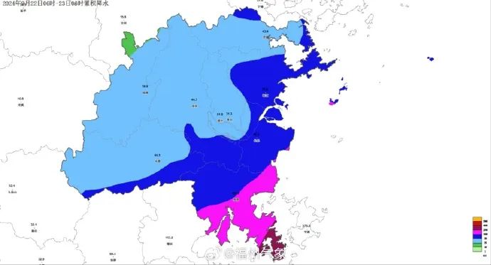 福州降雨持续 24日起部分地区高温将回到30℃左右